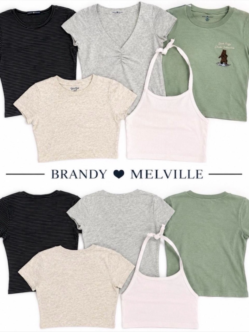 Brandy Melville 5-Piece Top Bundle